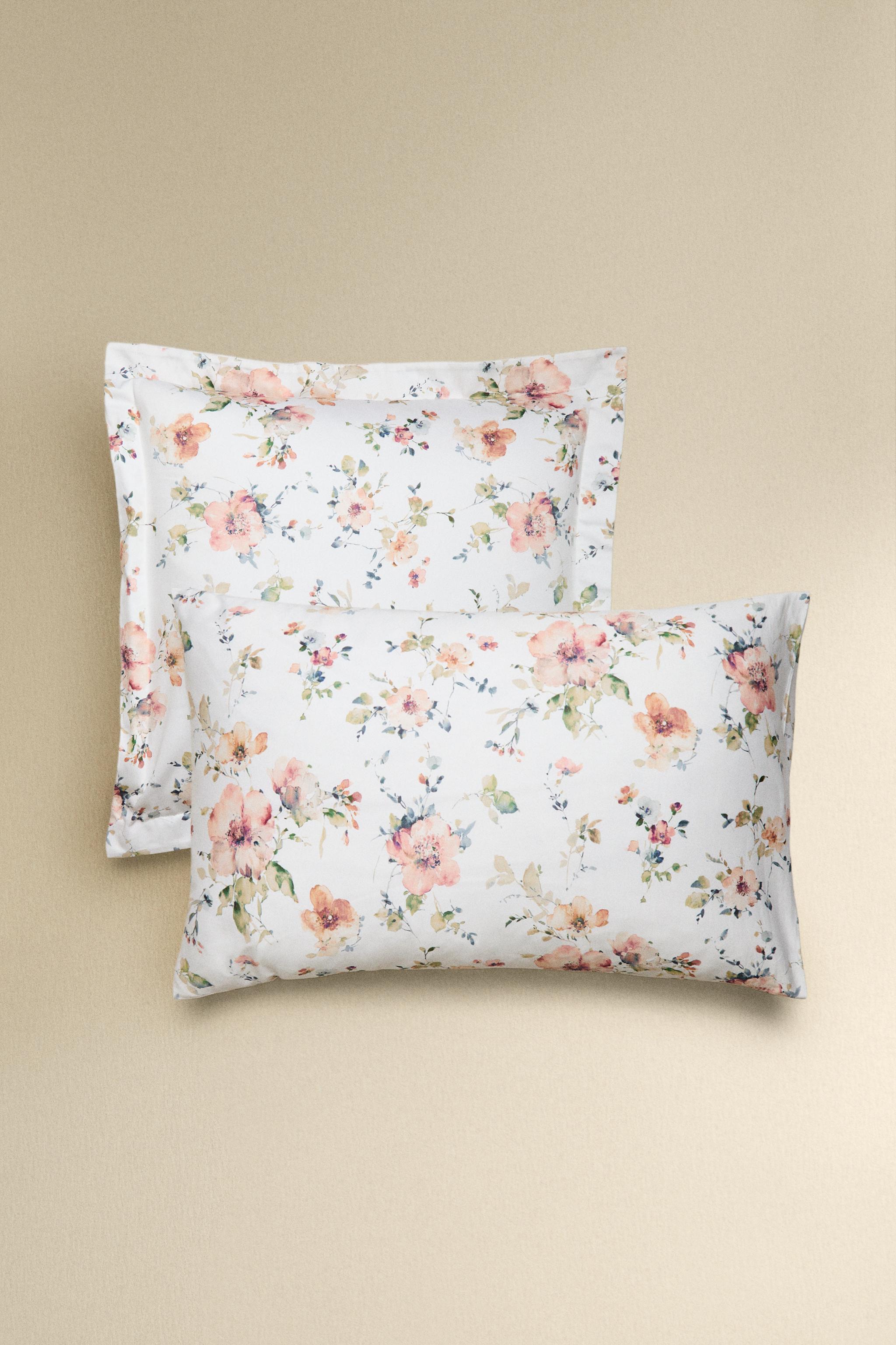 WILDFLOWER SATEEN PILLOWCASE (300 THREAD COUNT)