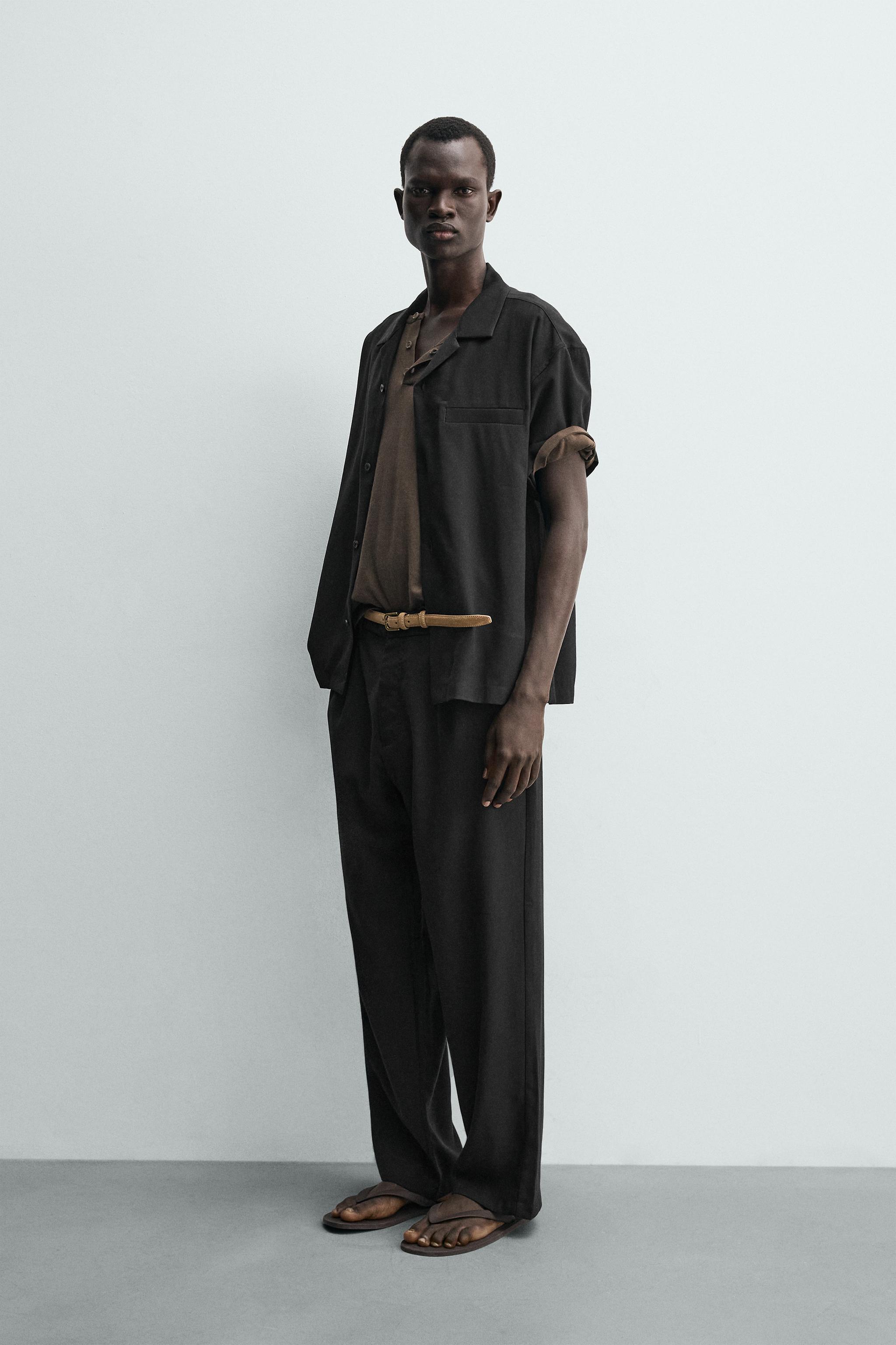 RELAXED FIT FLOWY SHIRT