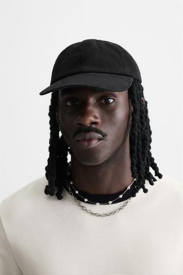 GORRA LAVADA - Negro de Zara - Imagen 0