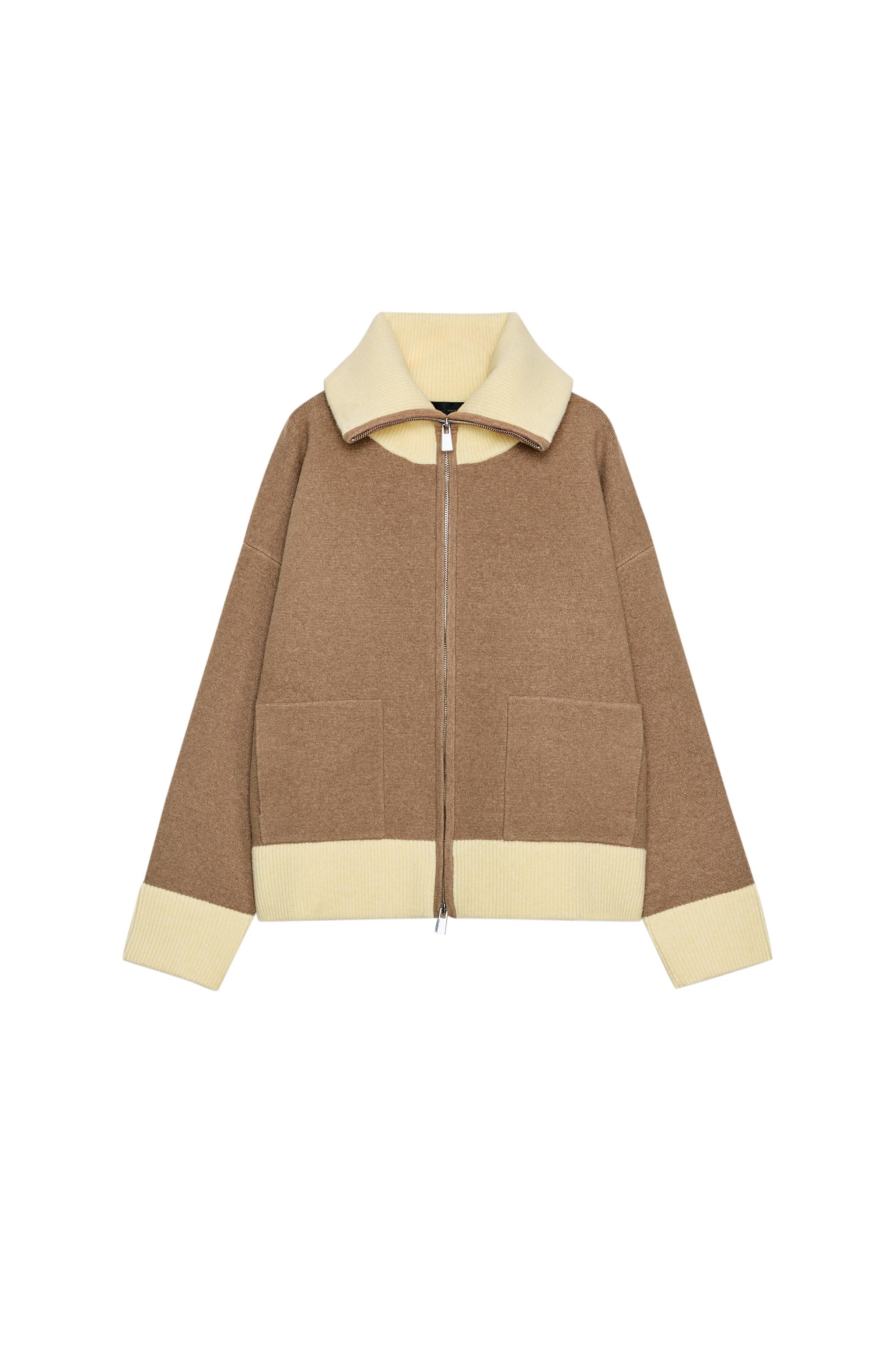 FERMUARLI ÖRGÜ HIRKA