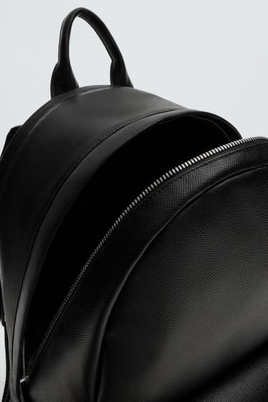 SAC À DOS TEXTURE - Noir de Zara - Image 6