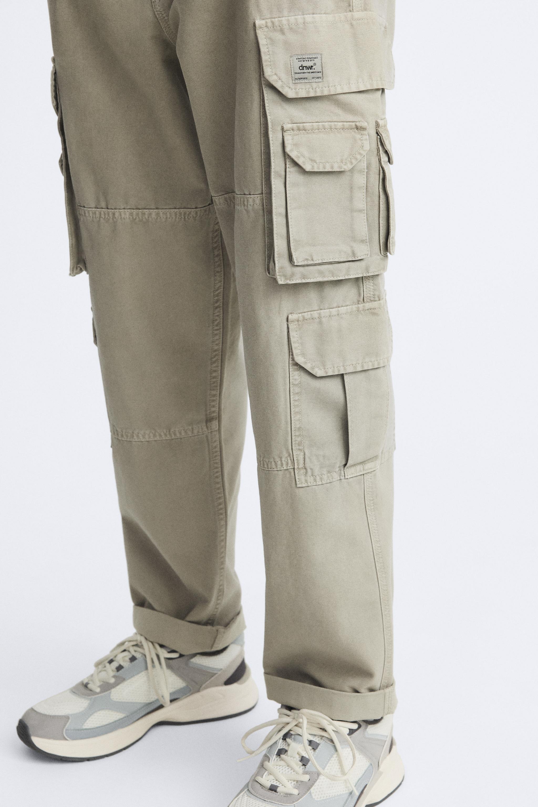 ZARA RELAXED FIT MENS CARGO PANTS size 30