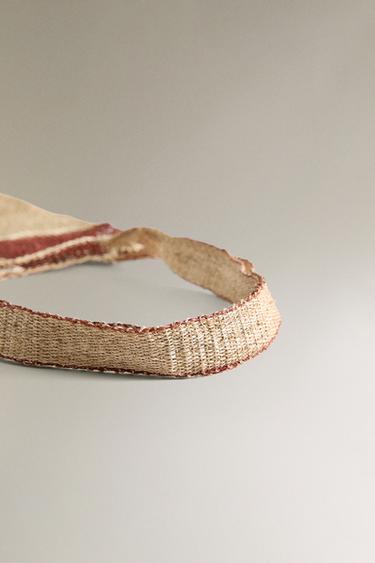 WOVEN MESH BAG - Light beige by Zara - Image 4