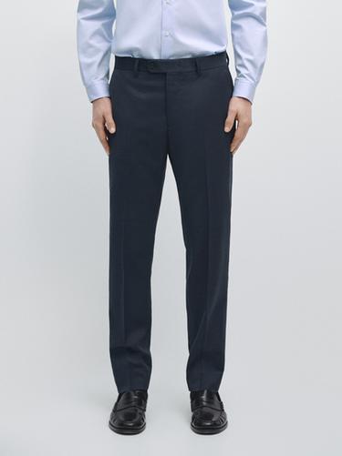 Cold wool suit trousers — Blue 2