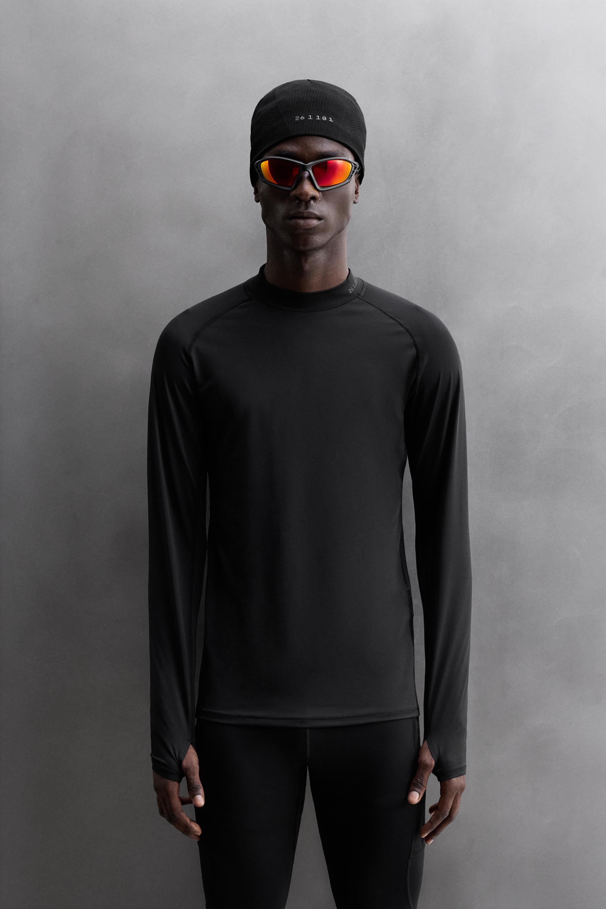 FIRST LAYER RUNNING T-SHIRT - Black | ZARA Spain