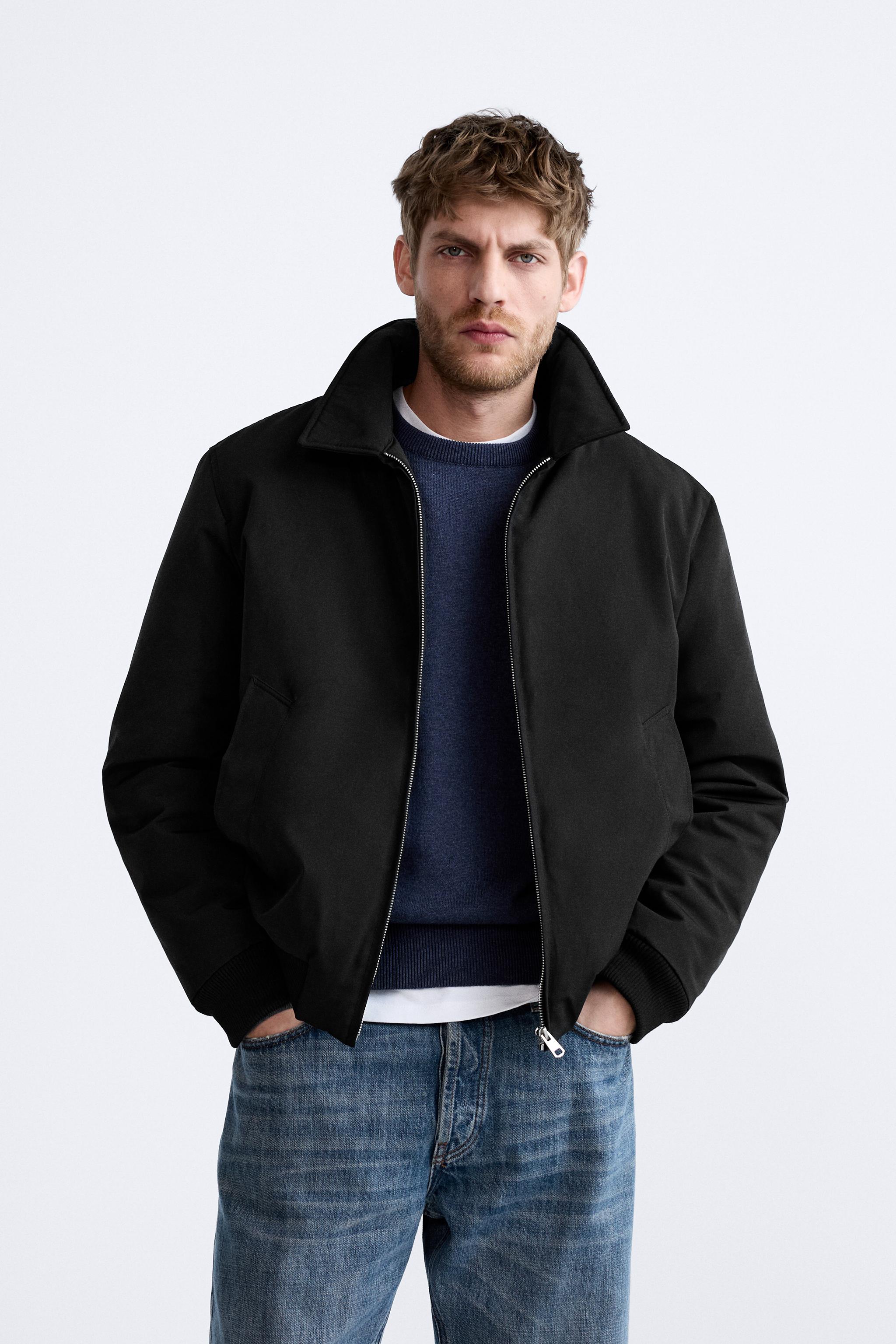 Zara man store harrington slim fit