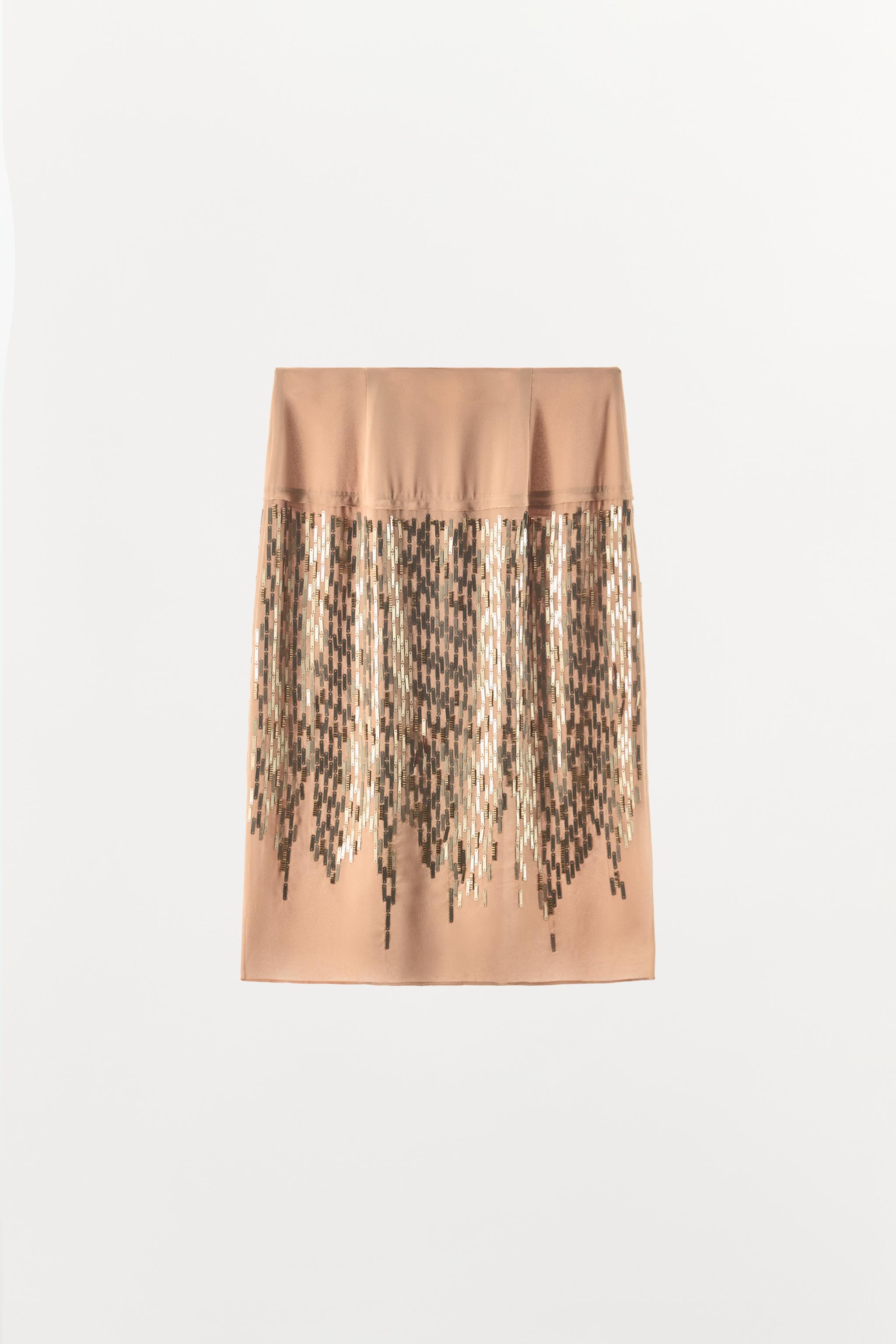 SEQUIN MIDI SKIRT - thumbnail 5