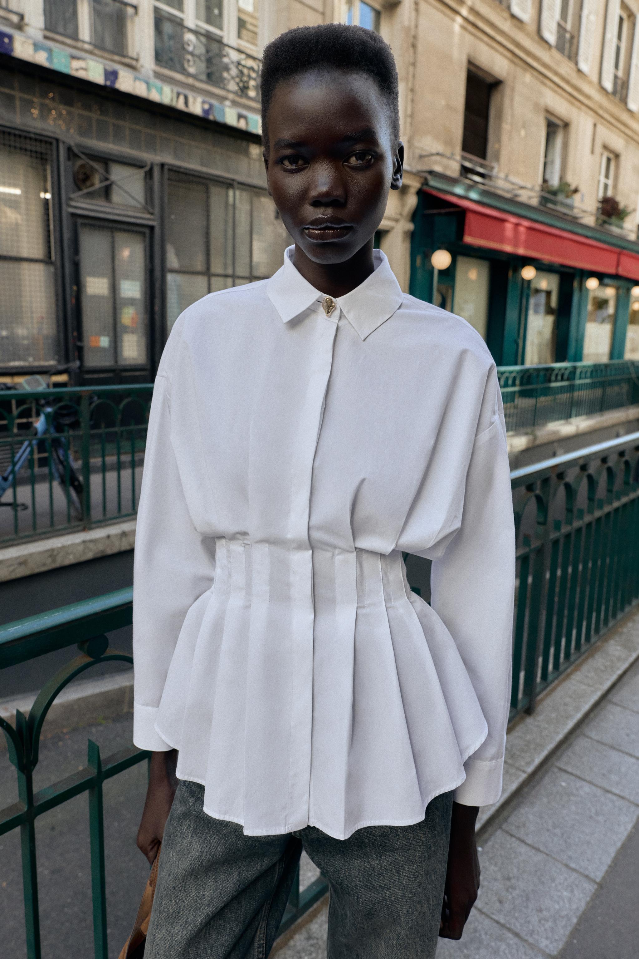 レディースポプリンシャツ | ZARA 日本