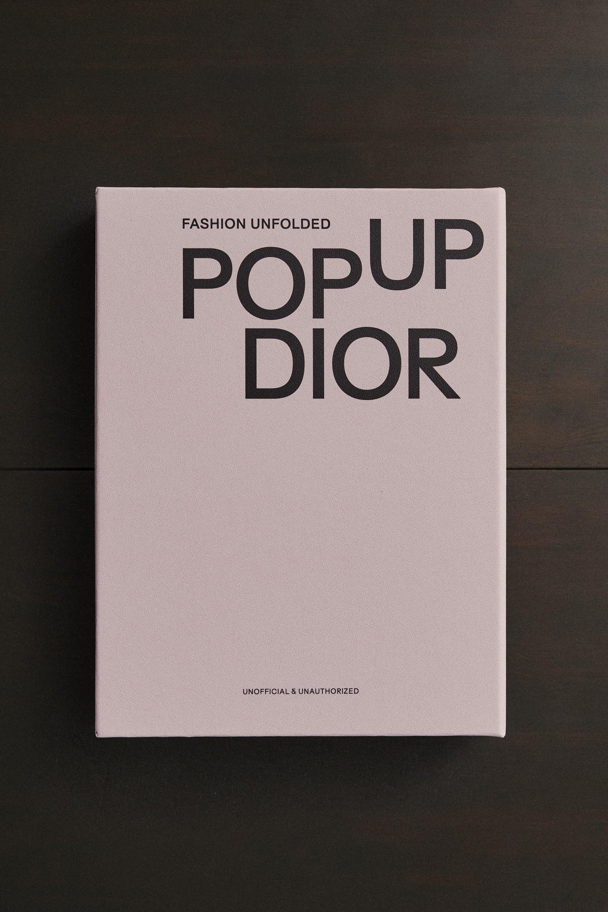 LIVRE FASHION UNFOLDED "POP UP" DIOR (ANGLAIS)