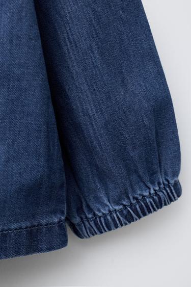 CHEMISE EN DENIM - Bleu moyen de Zara - Image 3