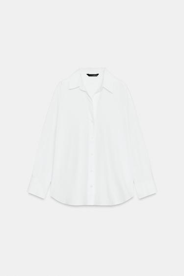CHEMISE OXFORD BASIQUE - Blanc de Zara