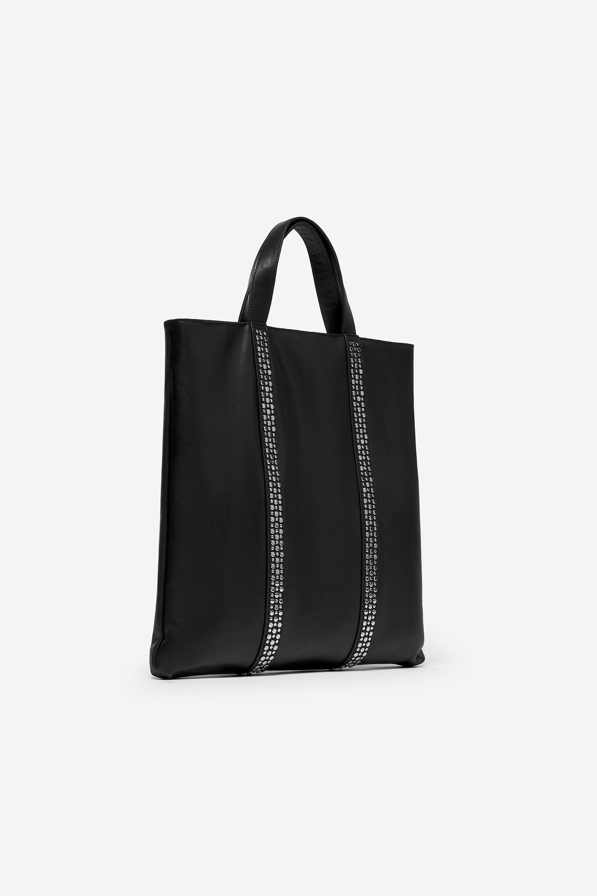 LUDOVIC DE SAINT SERNIN x ZARA LEATHER SHOPPER BAG - Black | ZARA