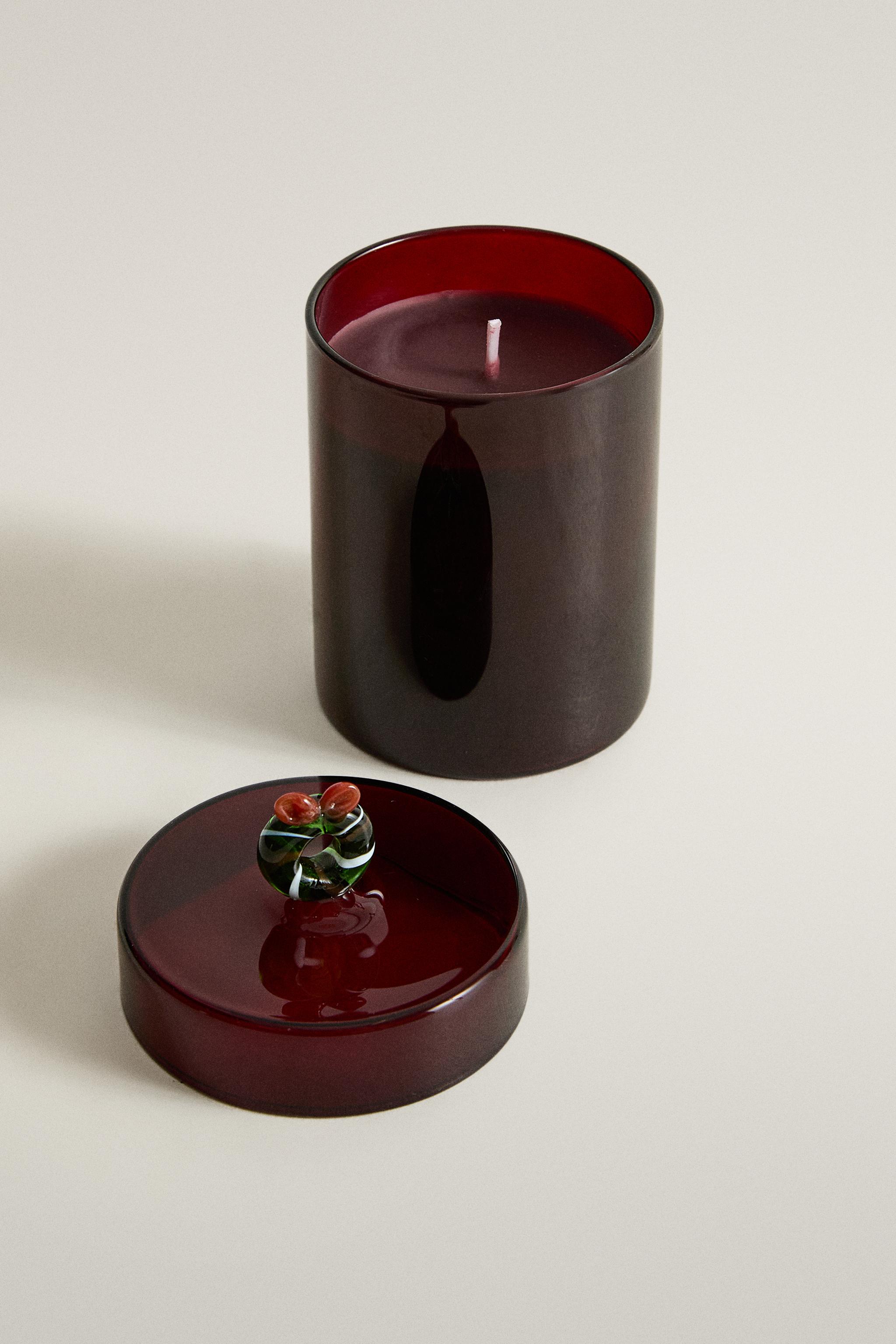 (220 G) GINGERBREAD BOROSILICATE GLASS SCENTED CANDLE
