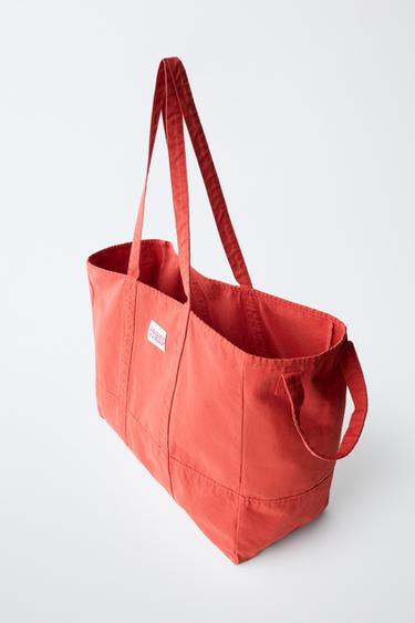 SAC TOTE BAG PUKAS SURF - Rouge de Zara - Image 3