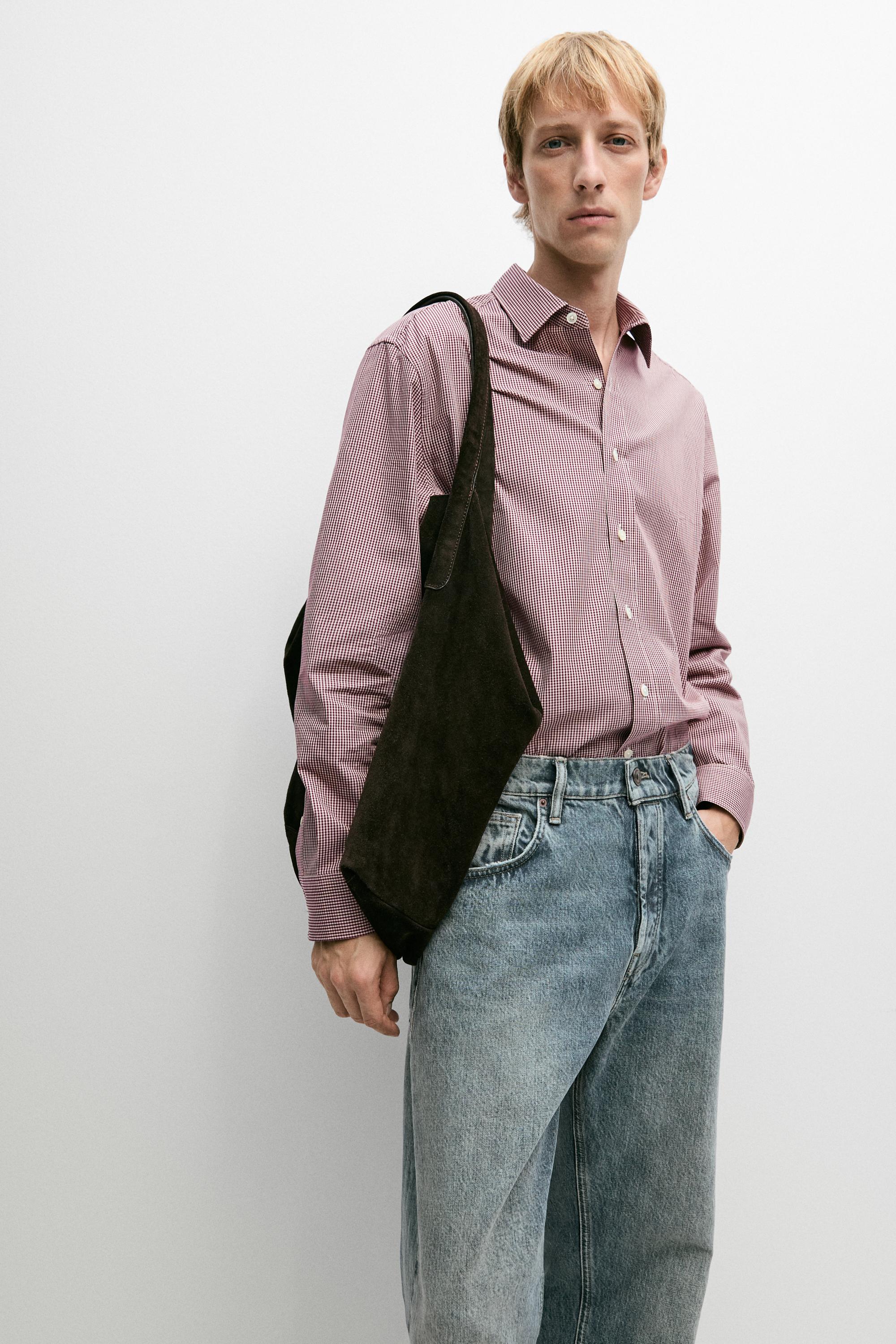 Regular fit gingham shirt