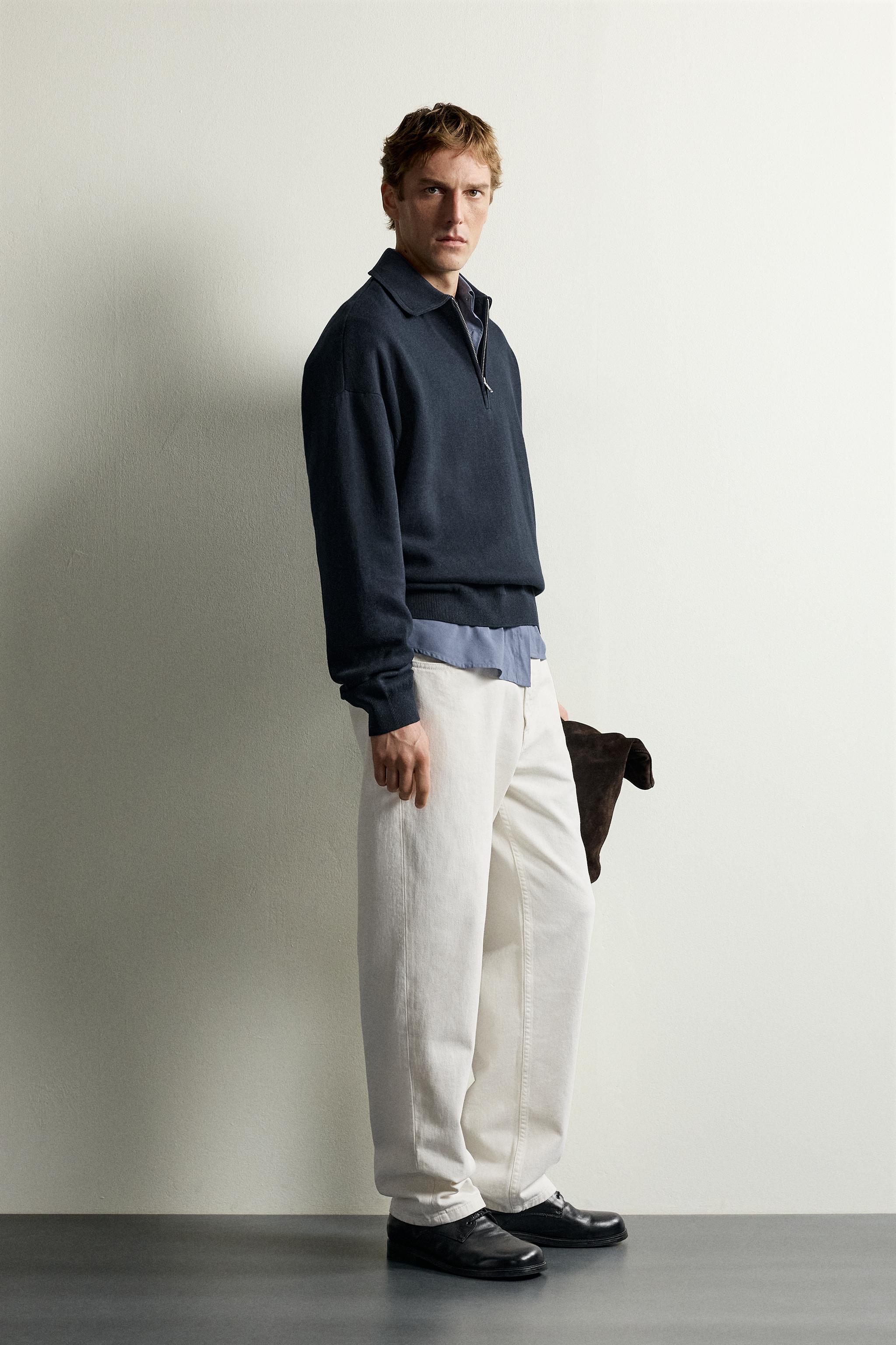 QUARTER-ZIP KNIT POLO