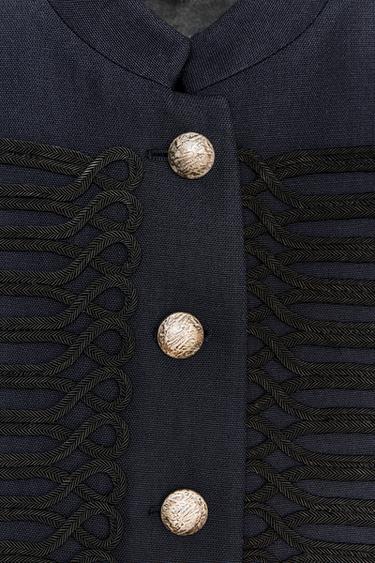 ZW COLLECTION LIMITED EDITION WOOL TOGGLE JACKET - Navy blue by Zara - Image 8