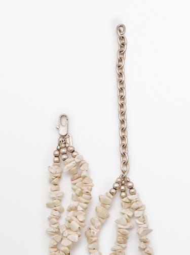 Zara Star stone necklace - Silver - Image 0