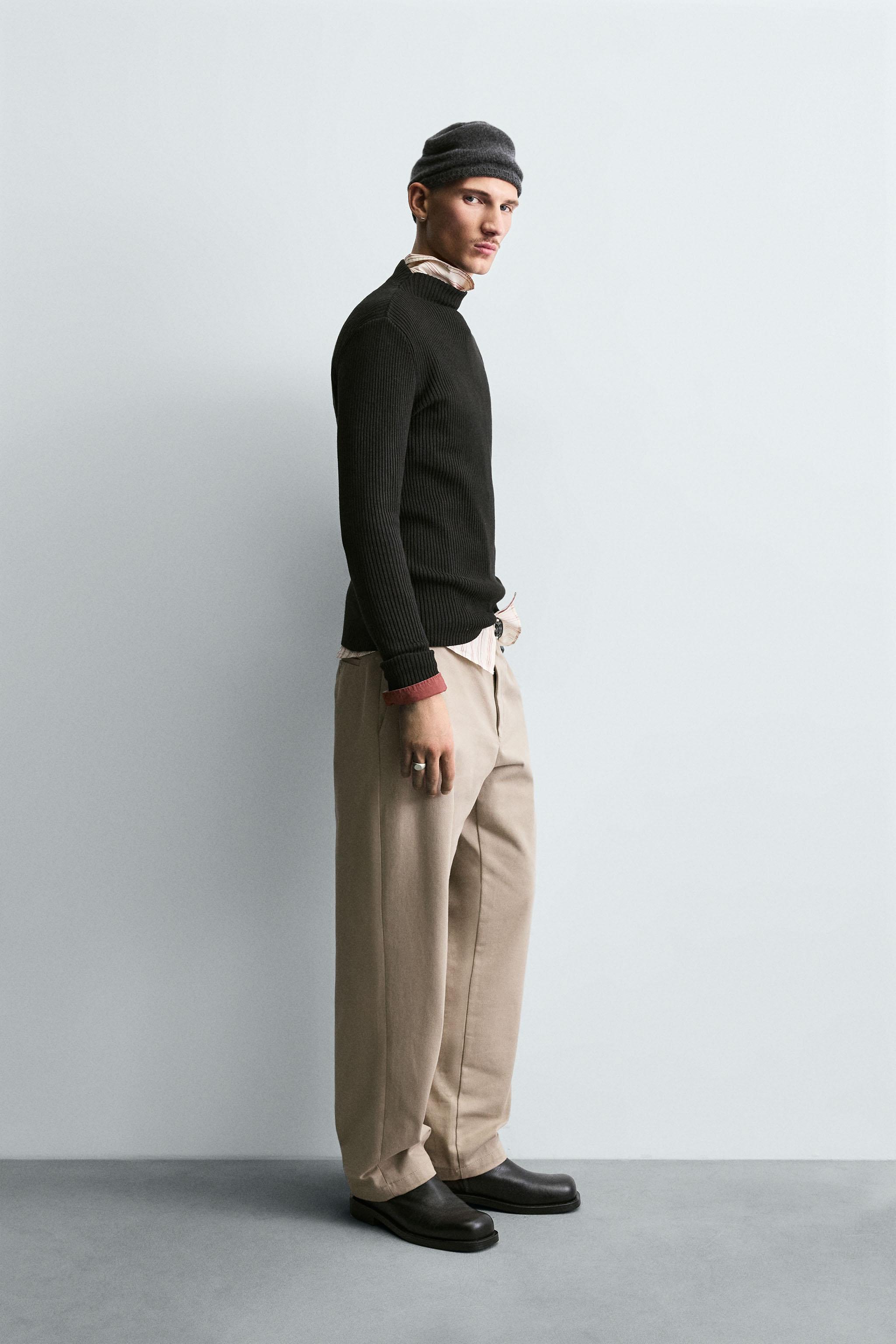 RIB MOCK NECK JUMPER