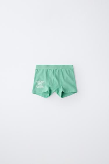 AGES 6-14 / 5-PACK OF TEXT BOXERS - Multicoloured by Zara - Image 2