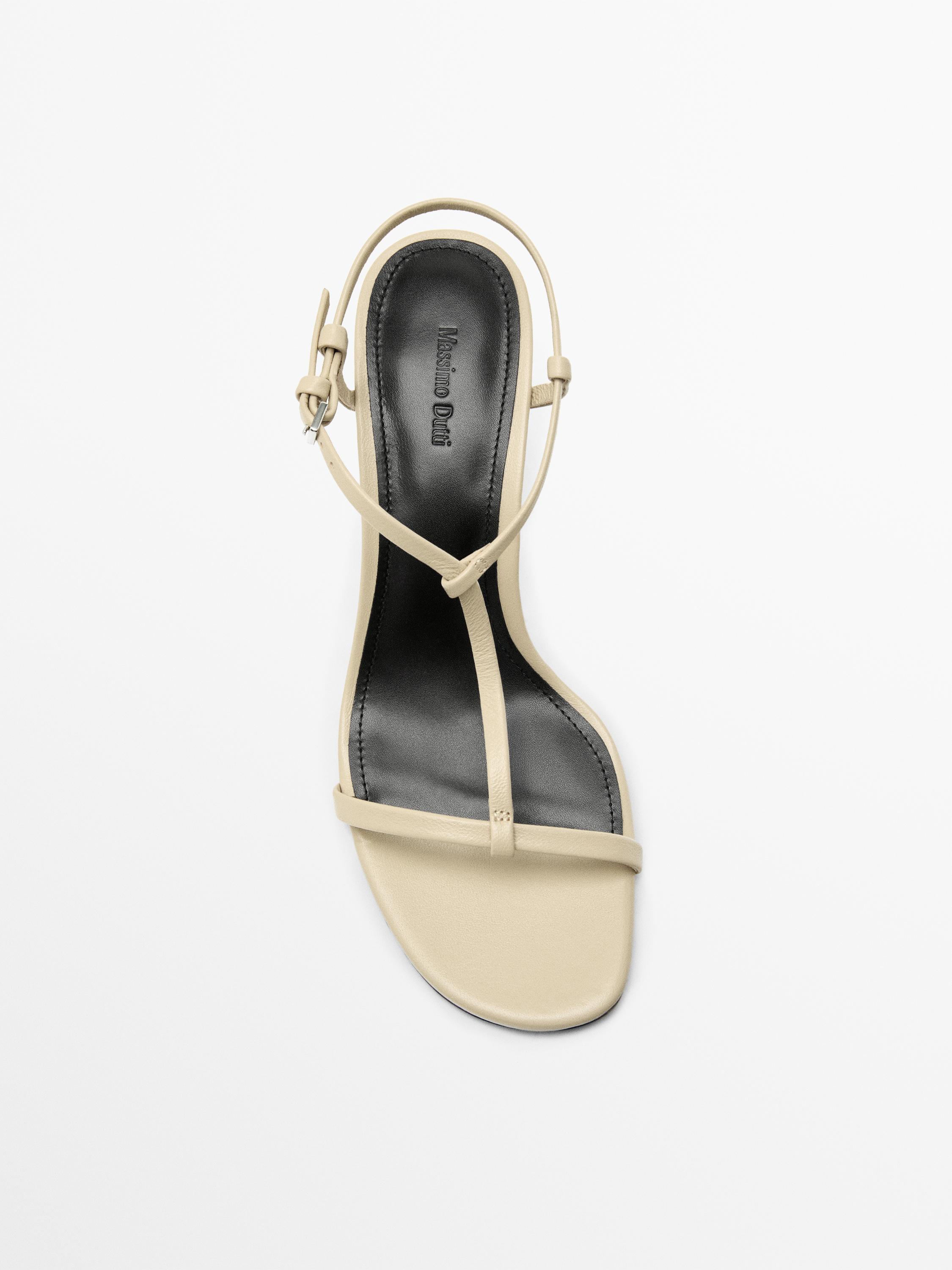 Strappy mid-heel sandals