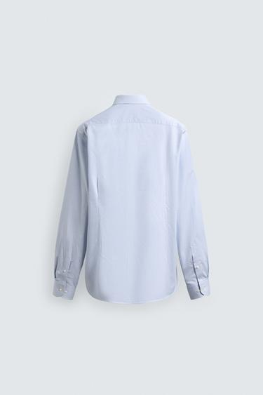CHEMISE REGULAR FIT COTON - Rayures de Zara - Image 7