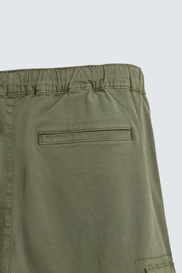 PANTALON CARGO SLIM FIT - Kaki de Zara - Image 9