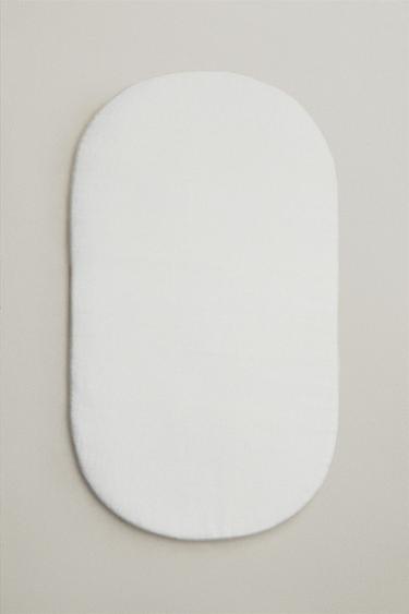 COTTON AND LINEN COUCH SEAT CUSHION - Oyster-white by Zara