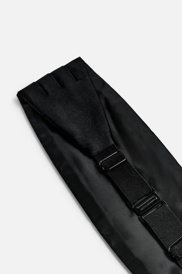SILK TUXEDO SASH BELT - Black by Zara - Image 2