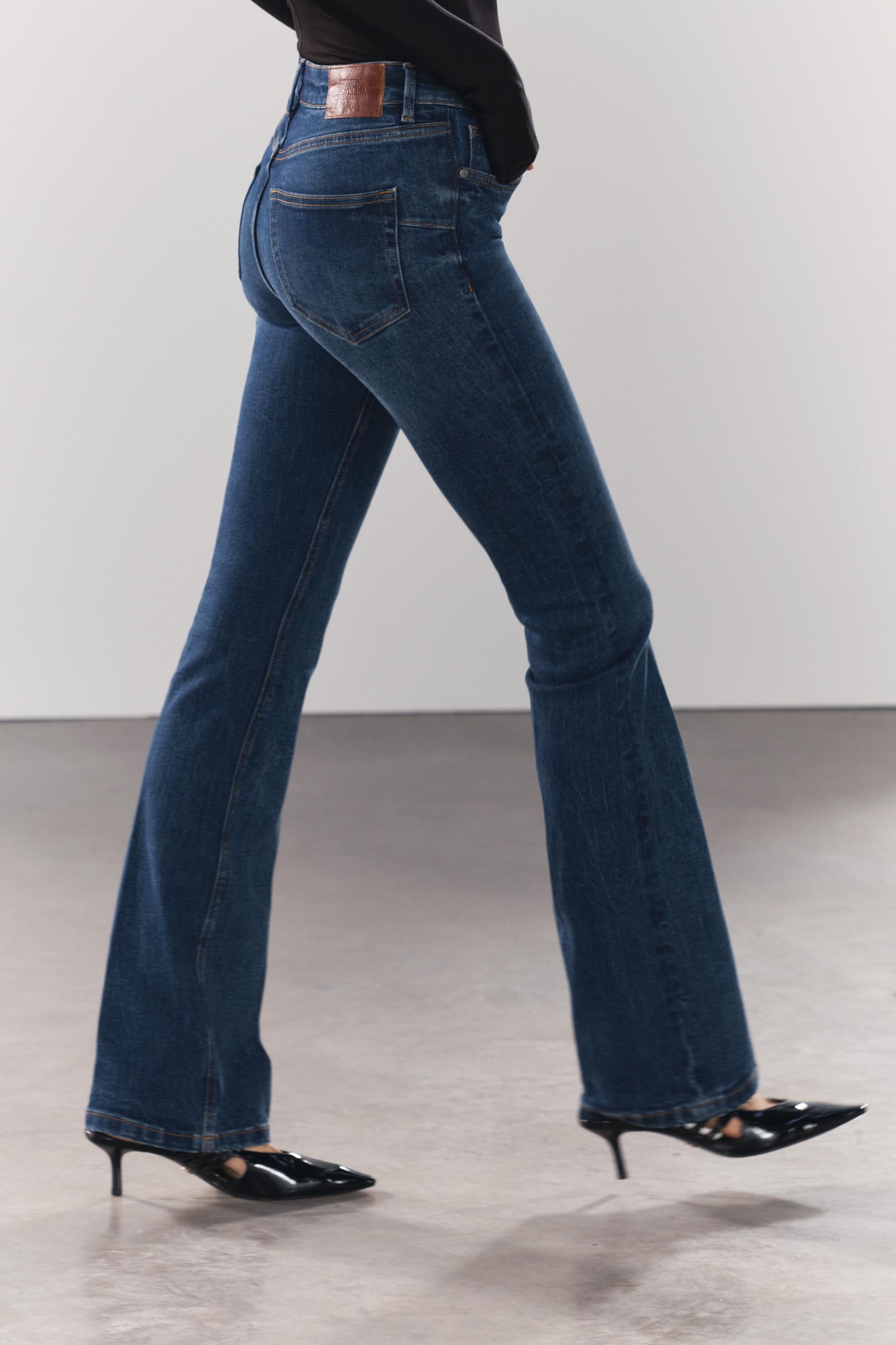 LOW RISE CONTOUR BOOTCUT JEANS ZW COLLECTION - Blue