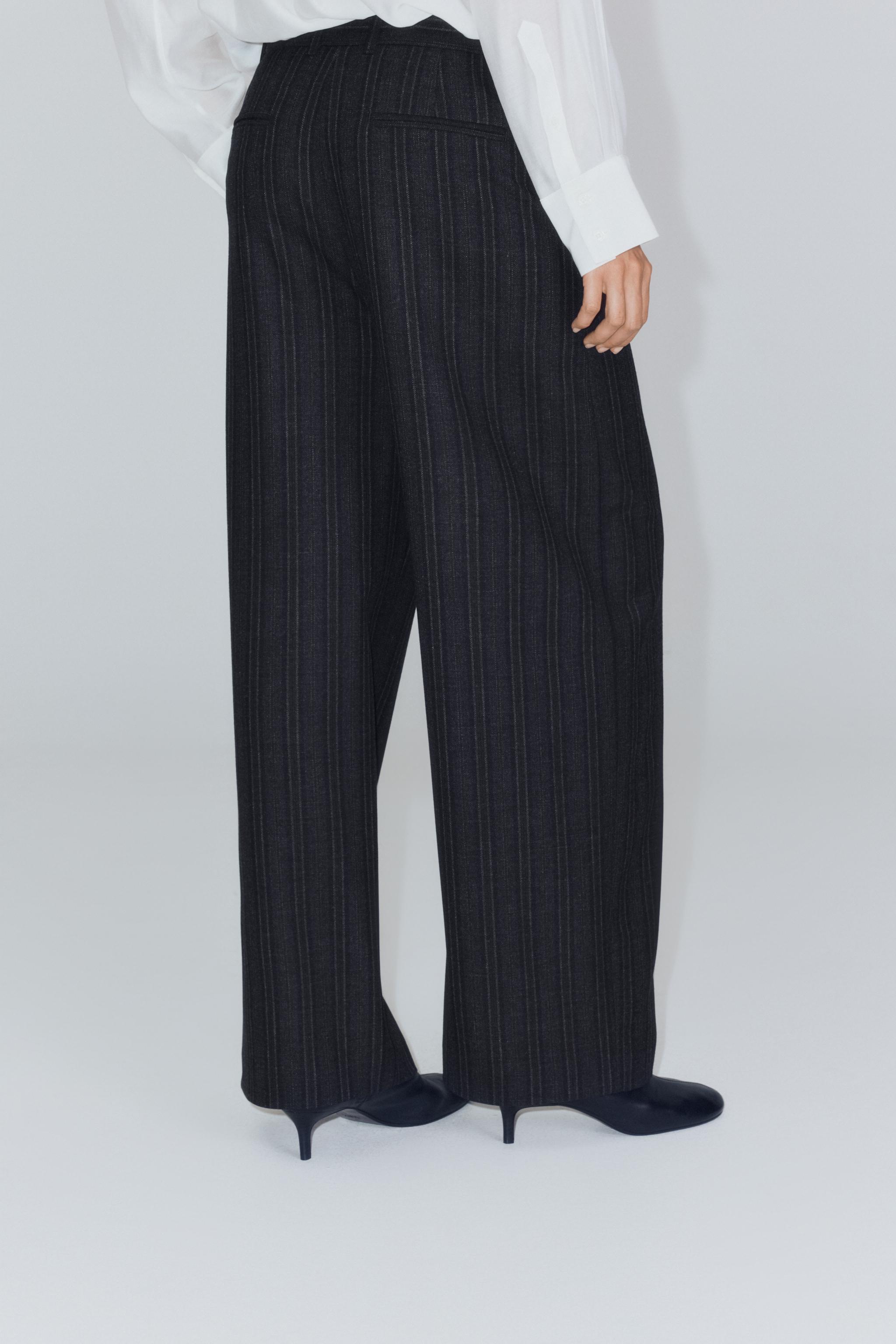 PANTALON BARREL RAYURES ZW COLLECTION