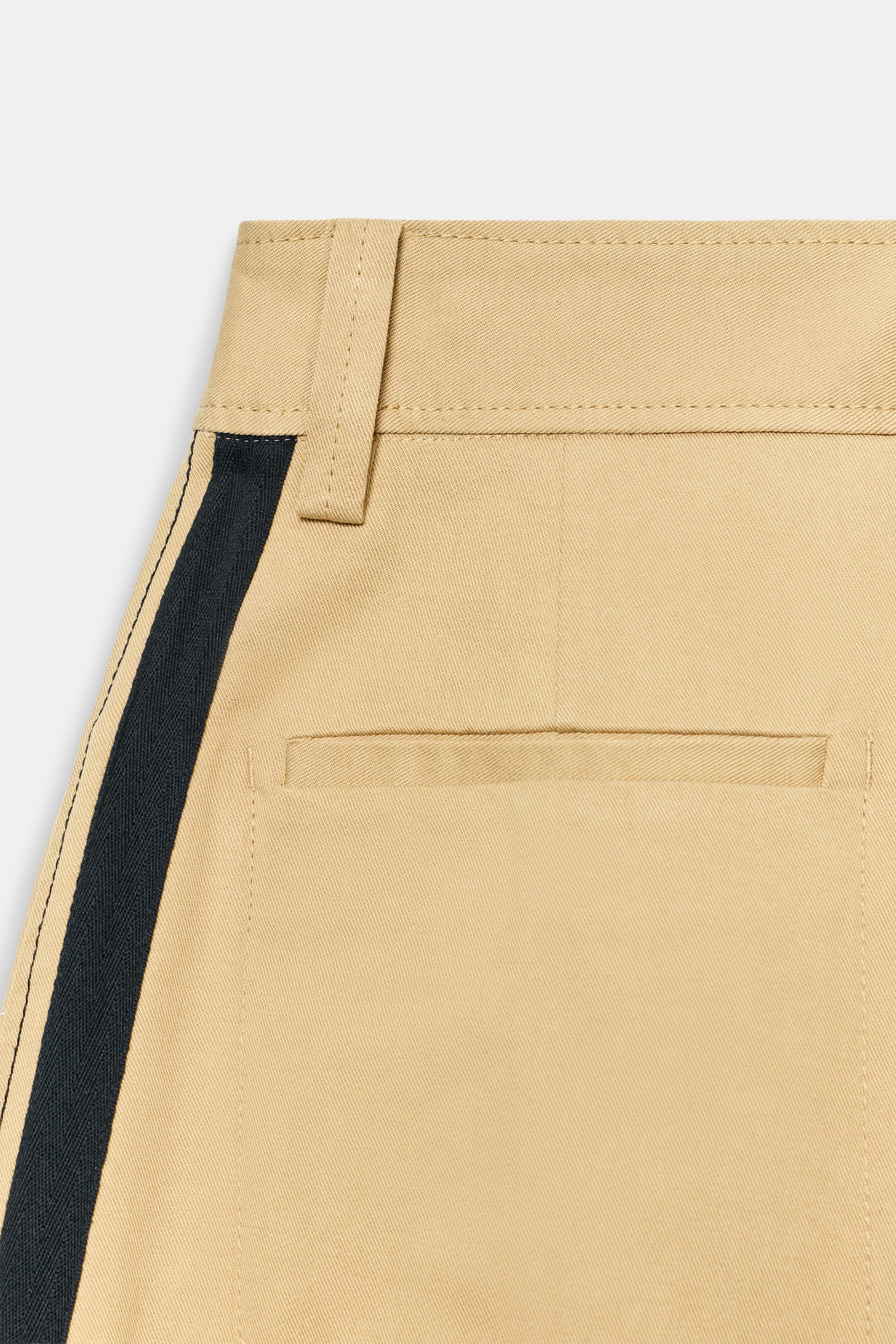 ZW COLLECTION BAGGY PANTS WITH SIDE STRIPE