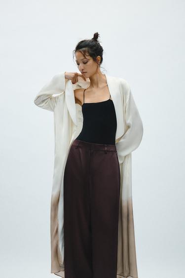 KIMONO ESTAMPÉ ZW COLLECTION - Sable de Zara - Image 3