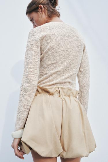 TEXTURED KNIT TOP - Sand by Zara - Image 2