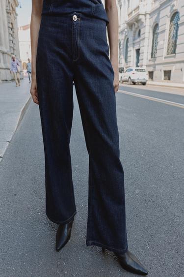 ENSEMBLE TOP, CEINTURE ET JEAN Z1975 LARGE -  de Zara - Image 2