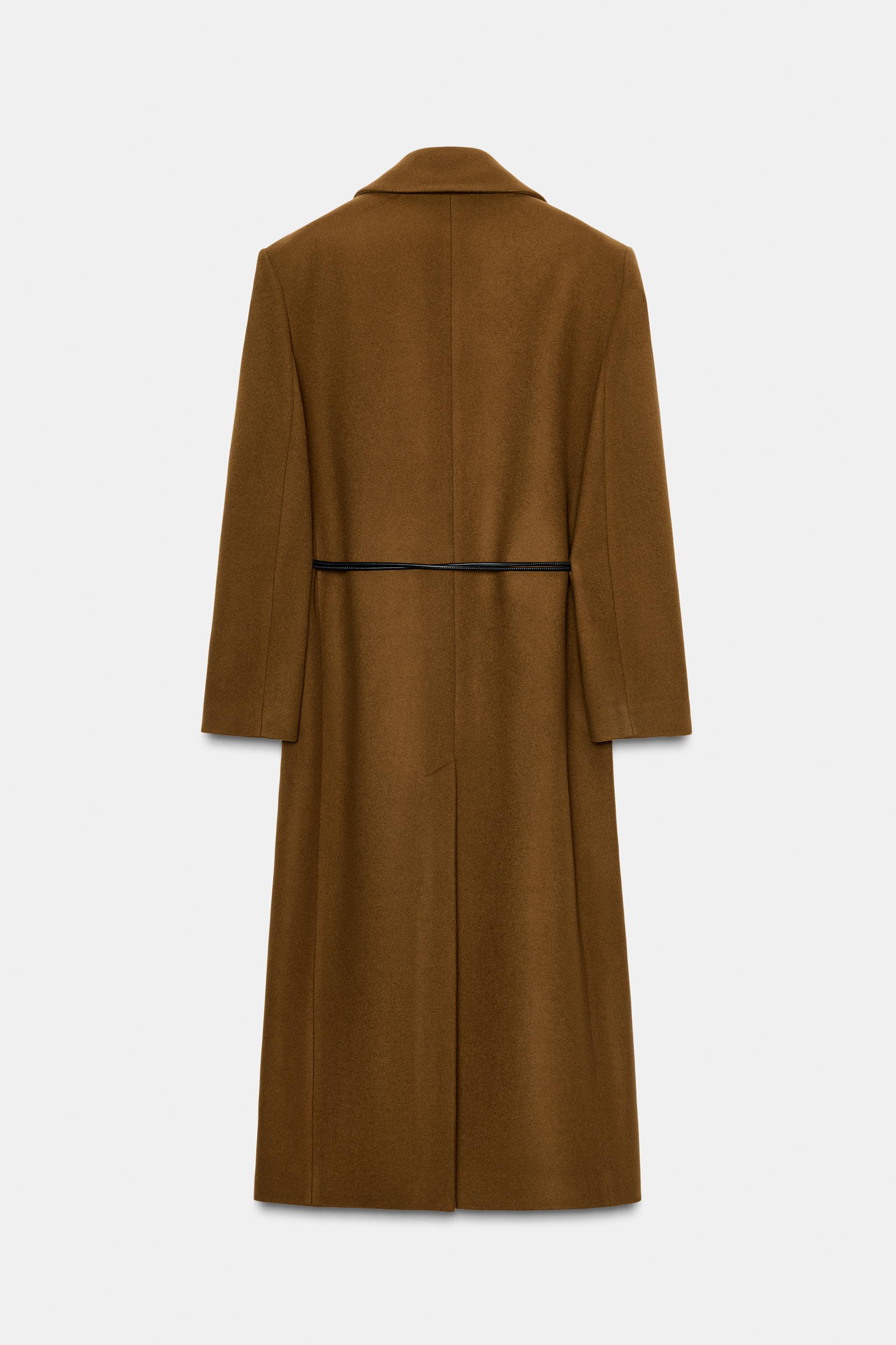 ウール混コート ZW COLLECTION - ゴールデンブラウン | ZARA Japan / 日本