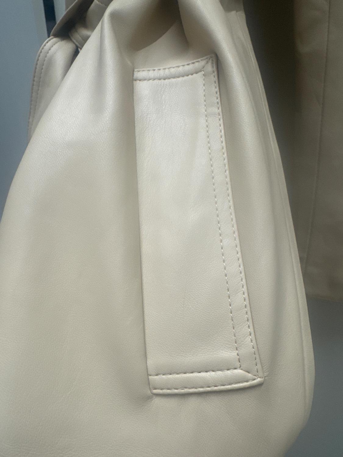 FAUX LEATHER TRENCH COAT - Image 6