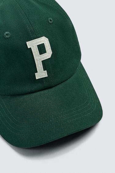 LETTER PATCH CAP - Green by Zara - Image 6