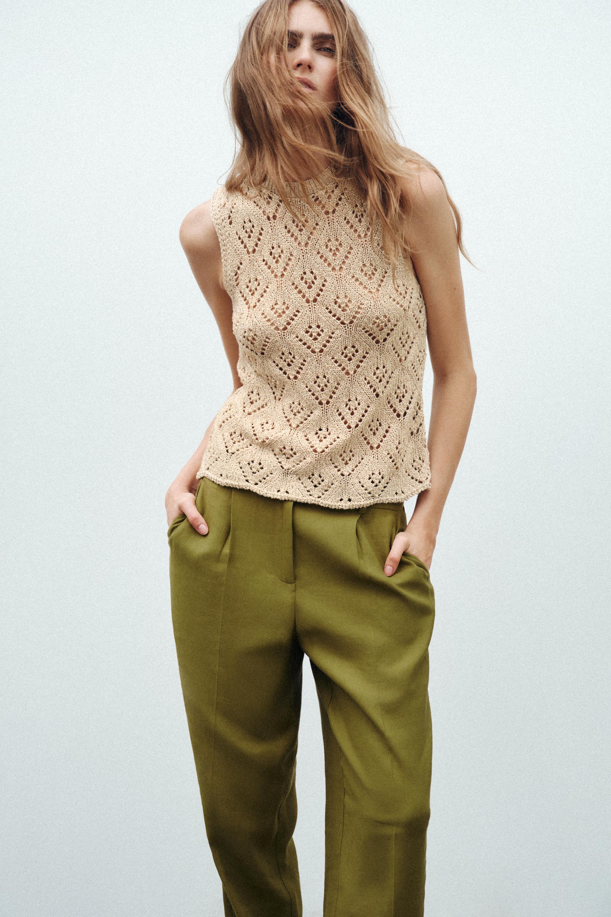 Dames gehaakte tops Nieuwe Collectie Online ZARA Belgie