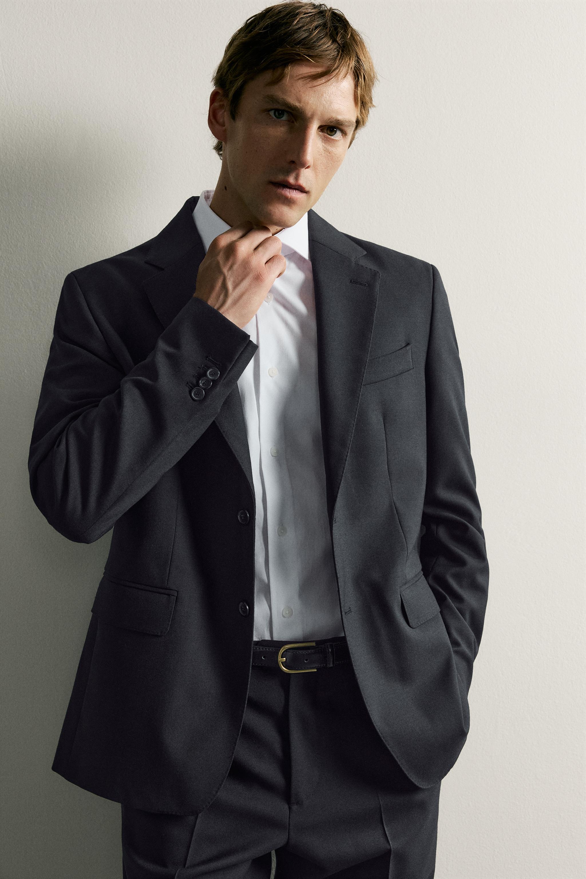 SLIM FIT DOUBLE CUFF SHIRT