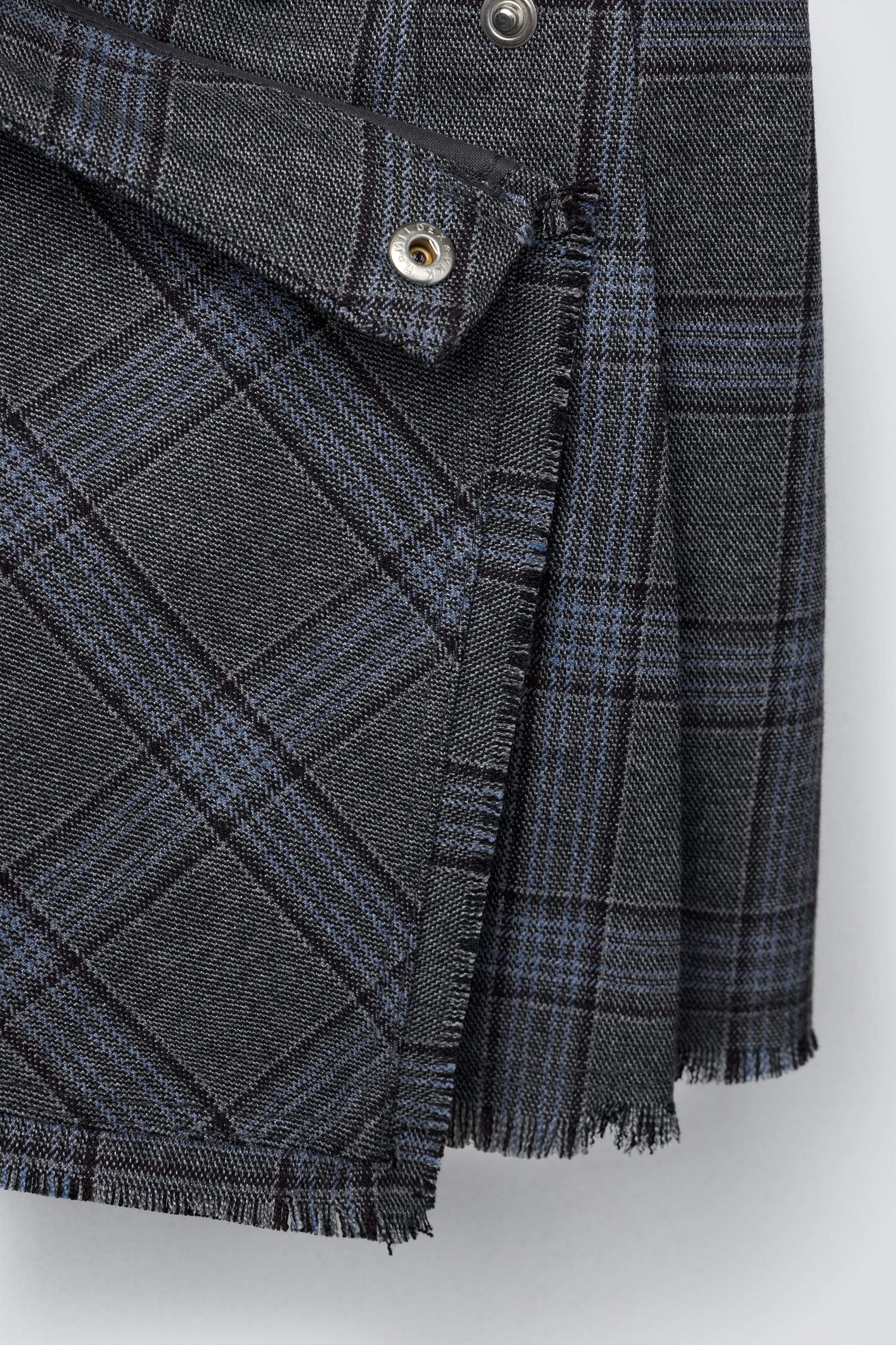 JUPE-SHORT PARÉO À CARREAUX