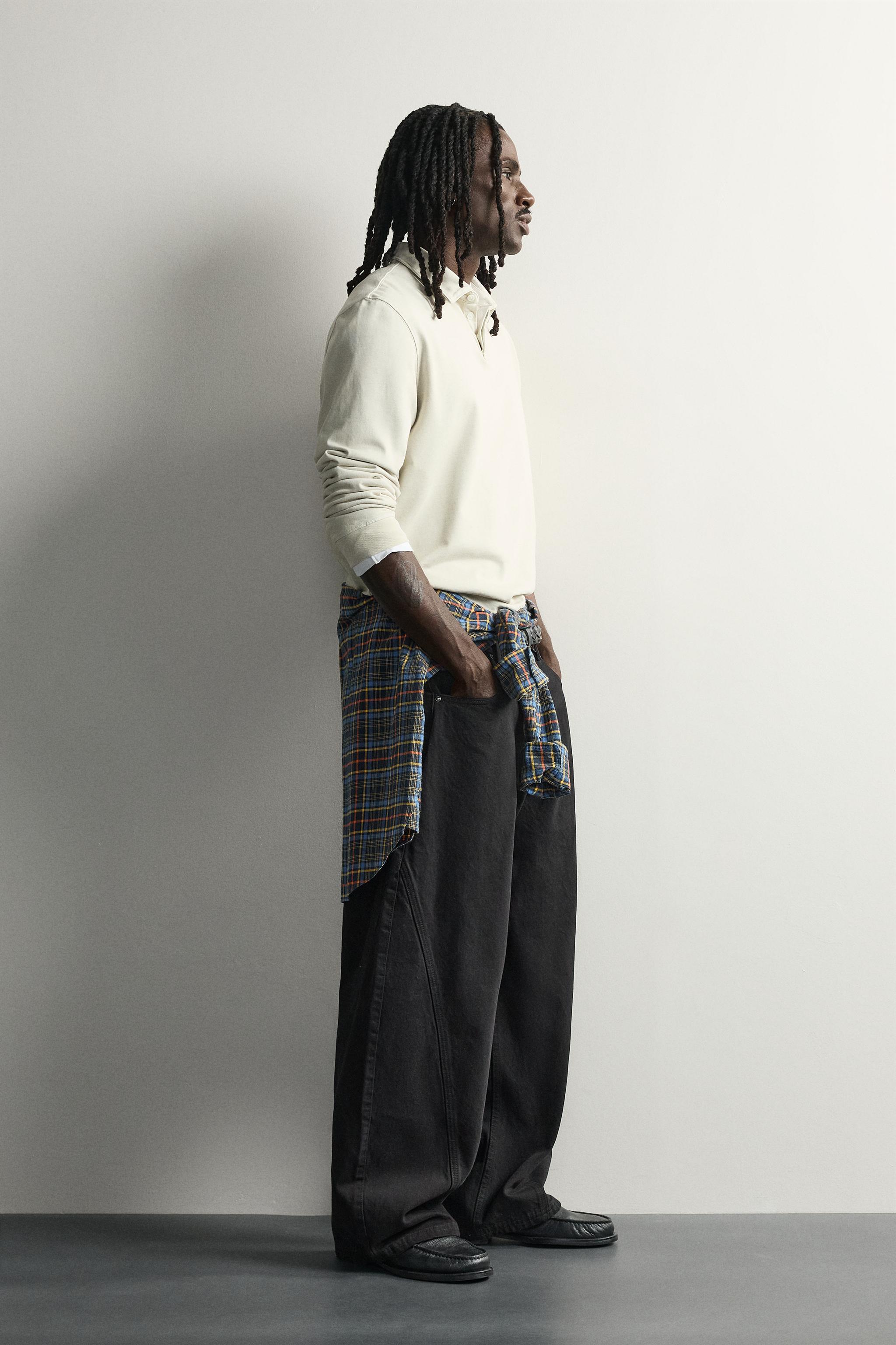 PINSTRIPE BALLOON FIT PANTS