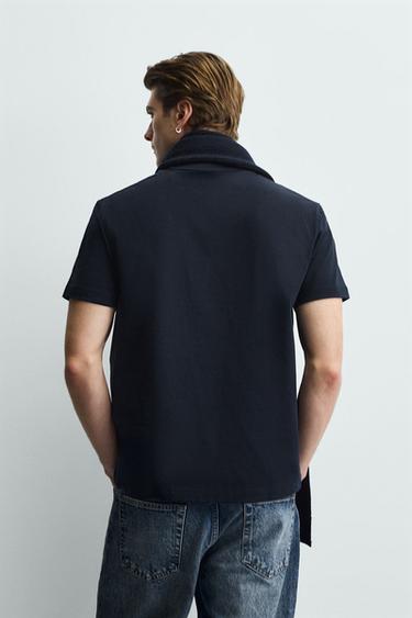 BASIC MEDIUM WEIGHT T-SHIRT /02 - Navy blue by Zara - Image 2