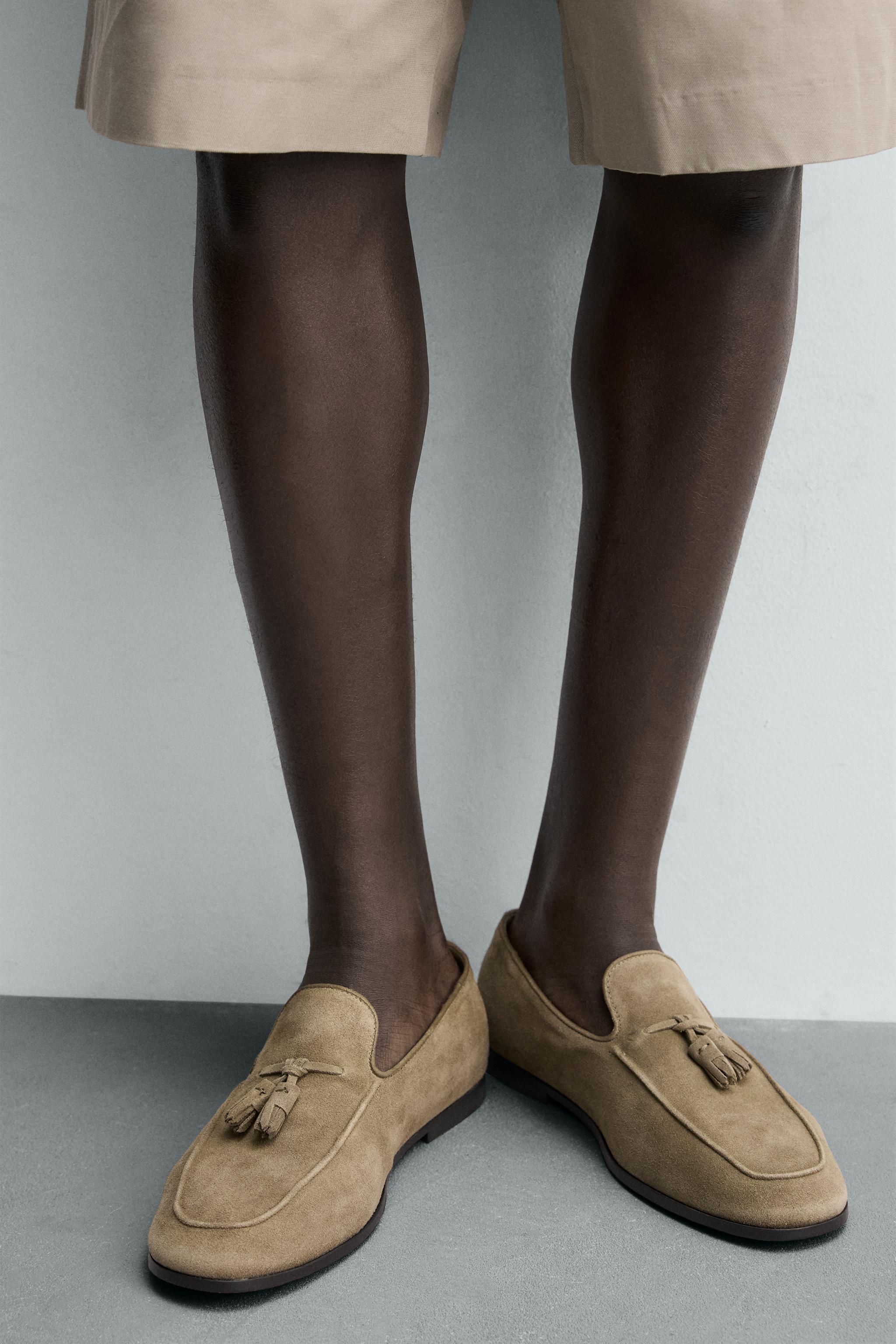 LEATHER TASSEL LOAFERS
