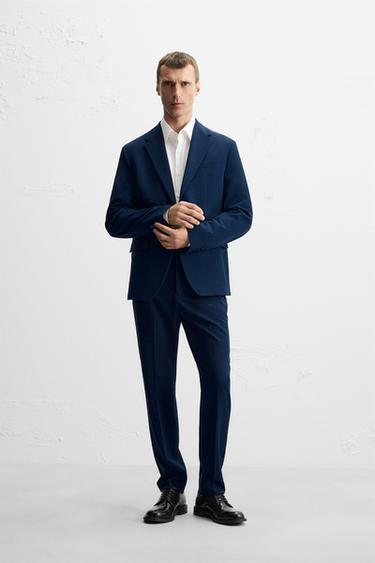 Zaras KOSTYMKAVAJ COMFORT - Knallblå