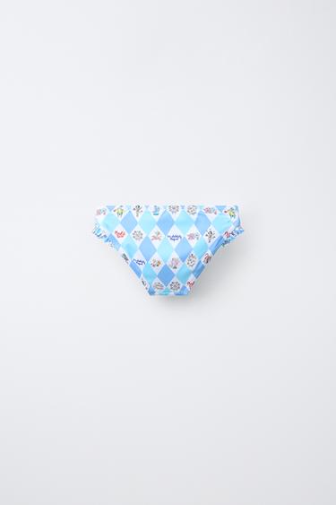 2-6 YEARS/PACK OF TWO CIRCUS SWIM BRIEFS - Blue/White by Zara - Image 2