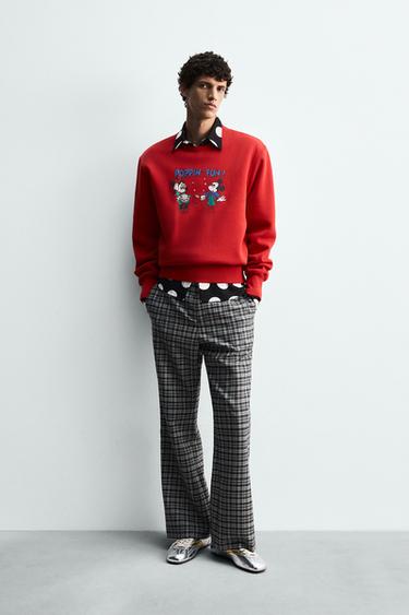 Zara MINNIE + MICKEY HARRY LAMBERT FOR ZARA X DISNEY 運動衫 - 紅色 - 圖片 0