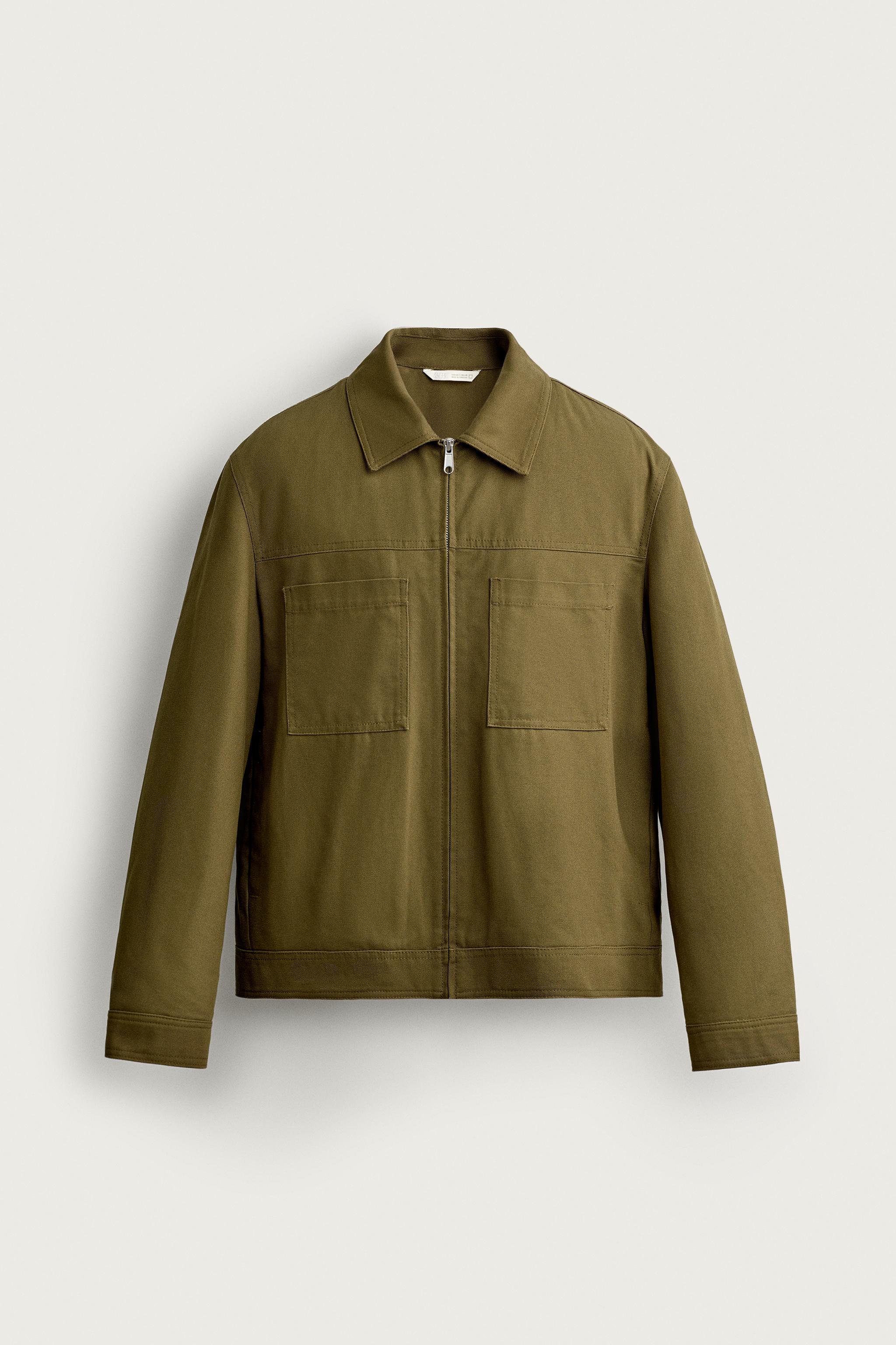 ZIP-UP PADDED OVERSHIRT