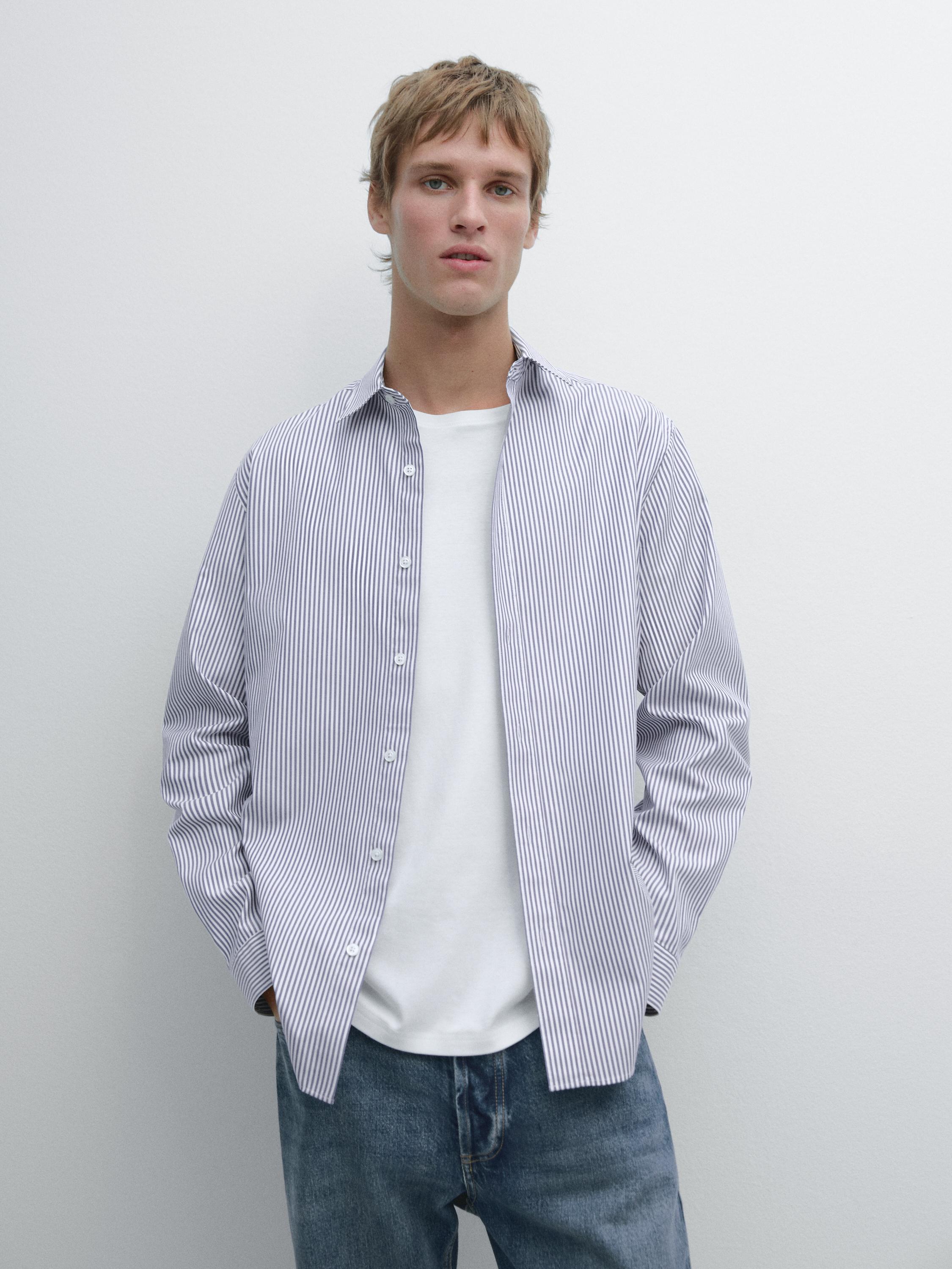 100% cotton regular fit Oxford shirt