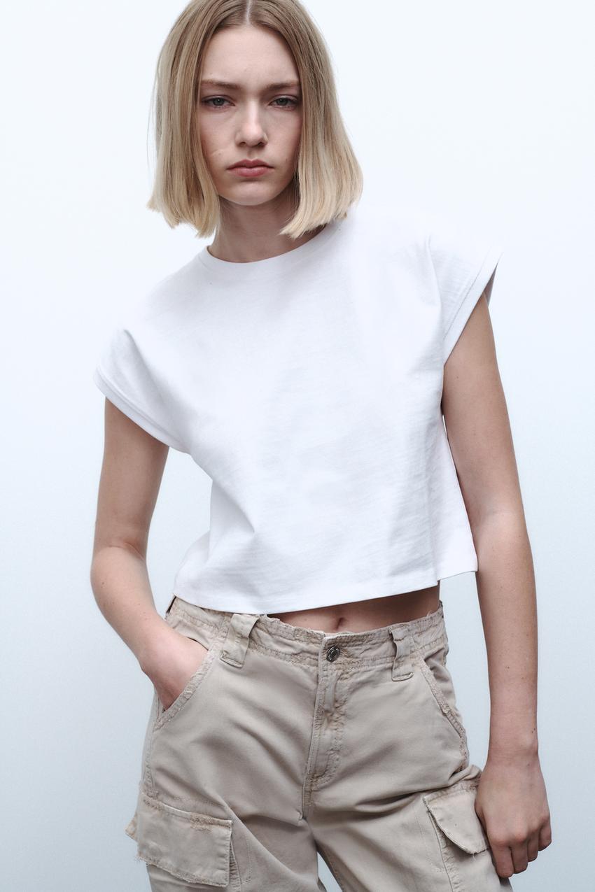 COTTON AND MODAL T-SHIRT - White